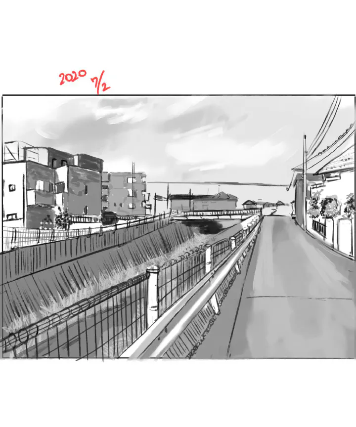 背景模写